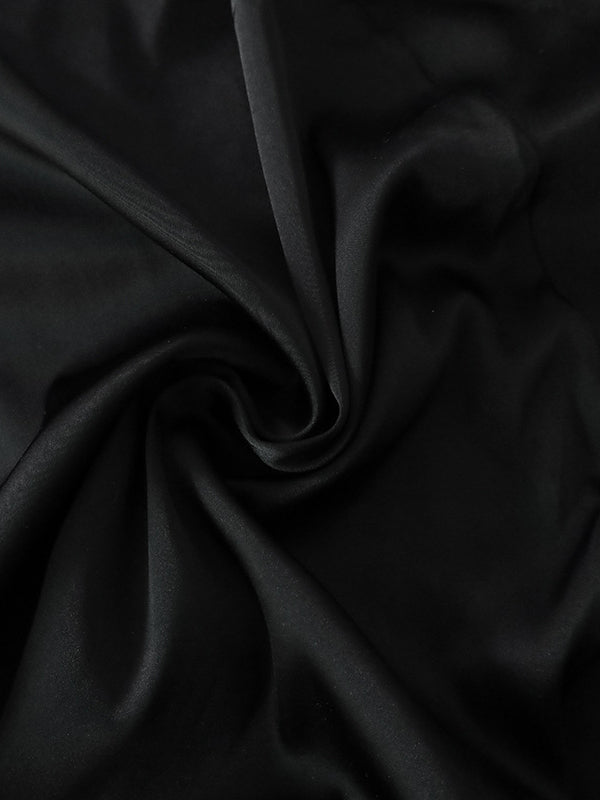 High Waisted Elasticity Solid Color Split-Joint Skirts