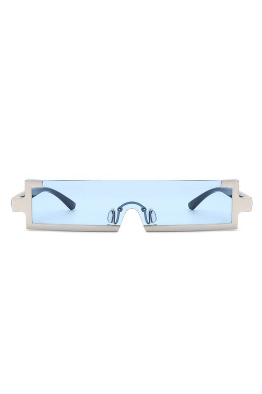 Retro Rectangular Narrow Vintage Slim Sunglasses