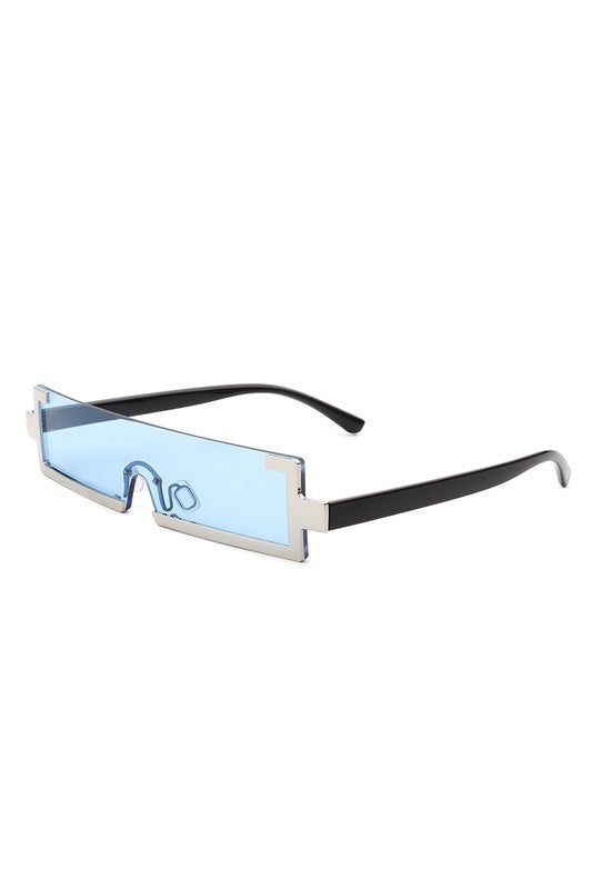 Retro Rectangular Narrow Vintage Slim Sunglasses