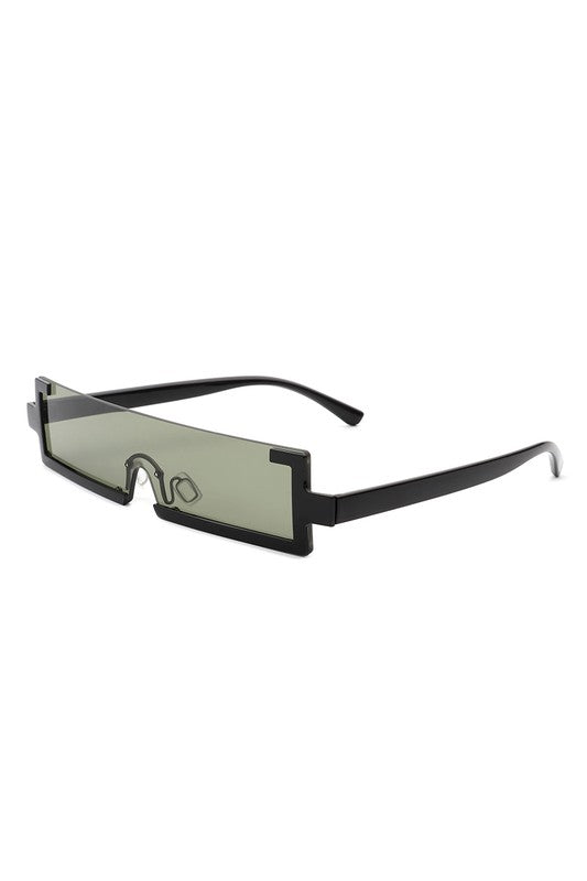 Retro Rectangular Narrow Vintage Slim Sunglasses