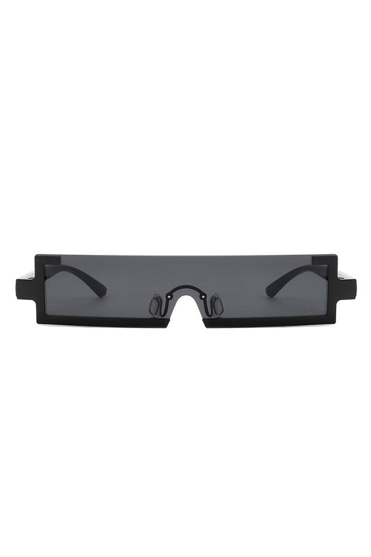 Retro Rectangular Narrow Vintage Slim Sunglasses