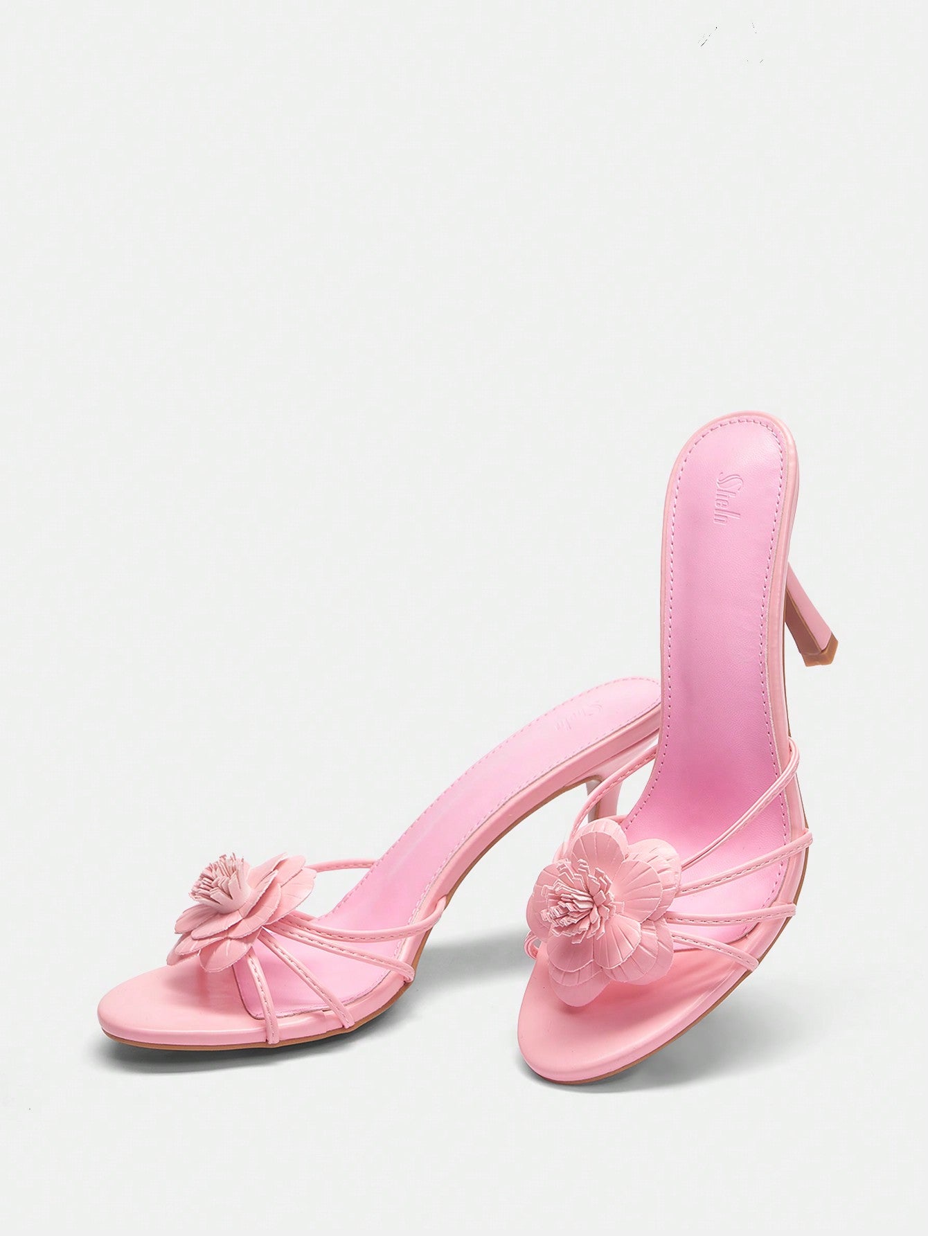 High Heel Pink Sandals