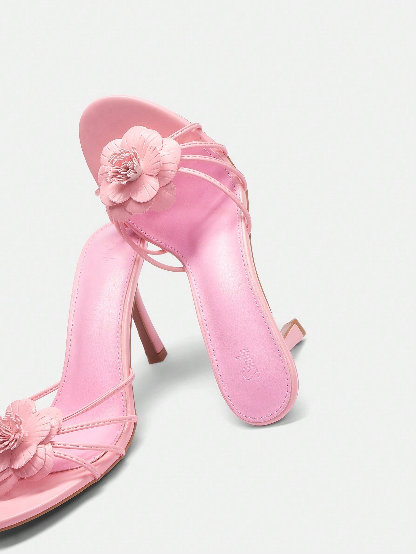 High Heel Pink Sandals