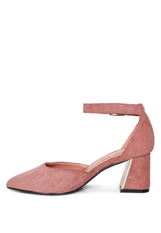 Rory Metallic Accent Agle Heeled Sandals