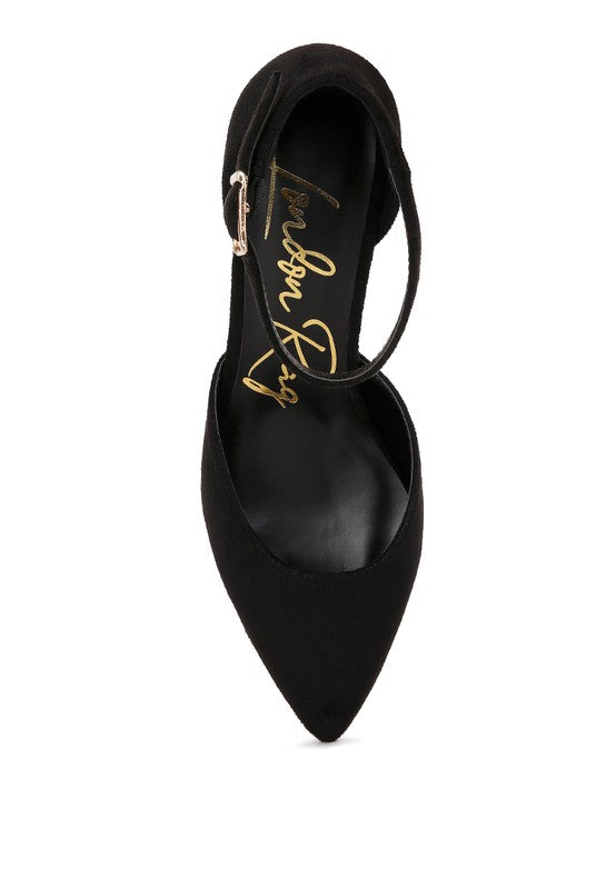 Rory Metallic Accent Agle Heeled Sandals