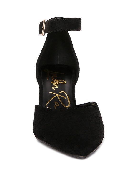 Rory Metallic Accent Agle Heeled Sandals