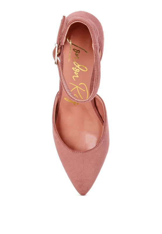 Rory Metallic Accent Agle Heeled Sandals