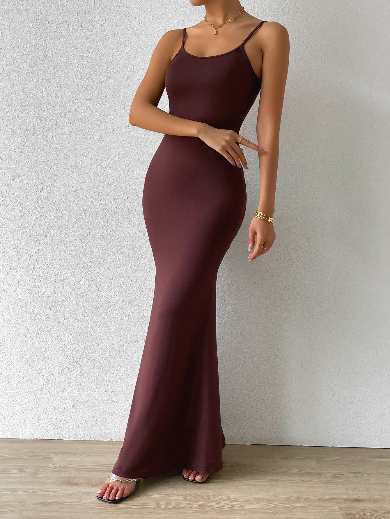 Mermaid Hem Cami Dress