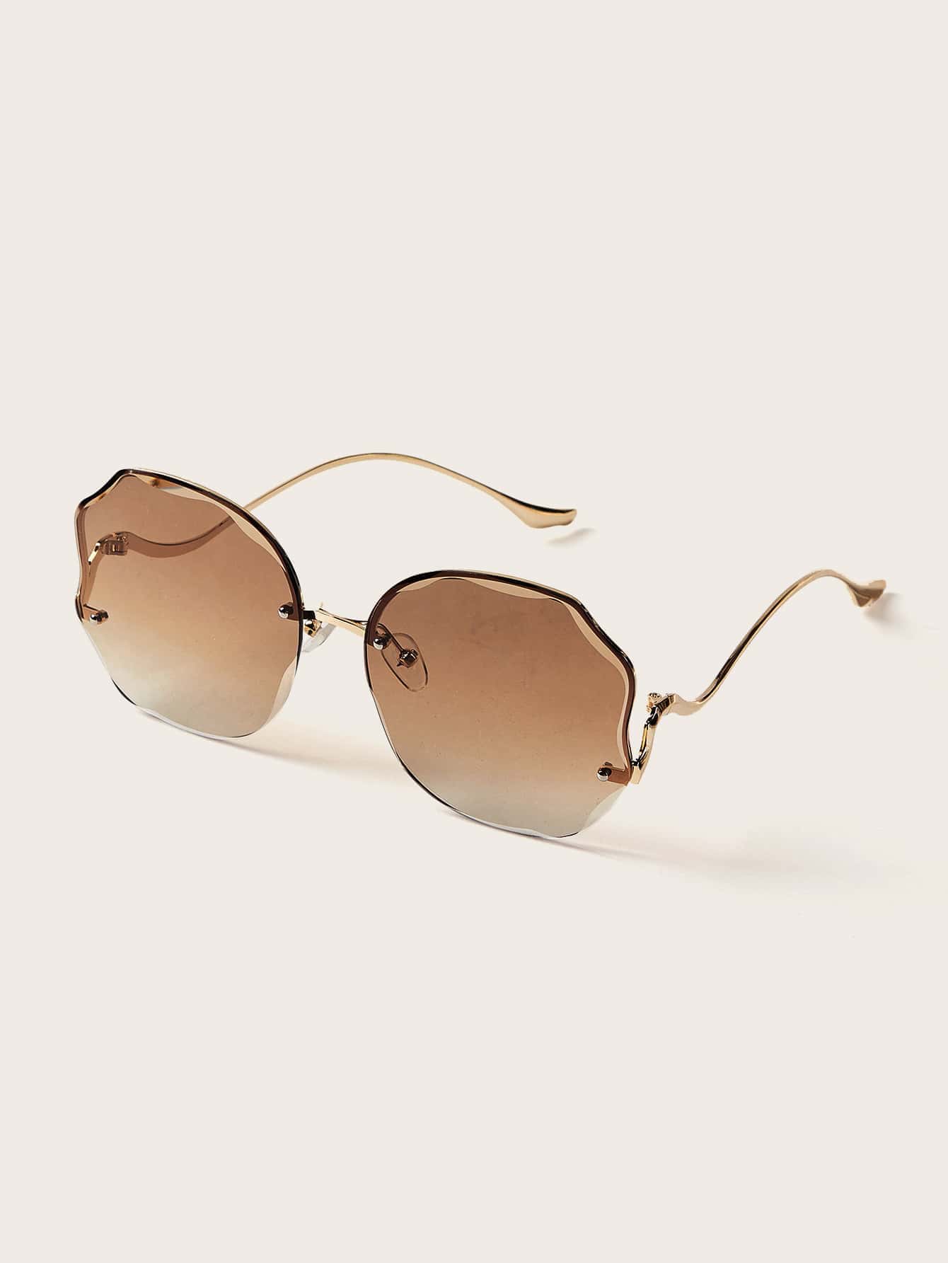 1 pair Rimless Fashion Sunglasses