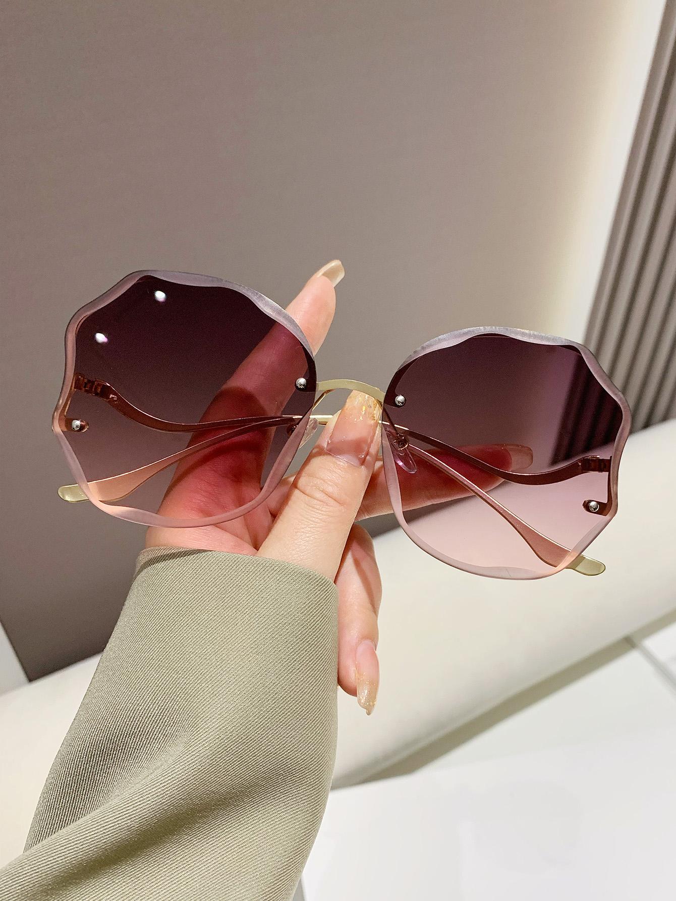 1 pair Rimless Fashion Sunglasses