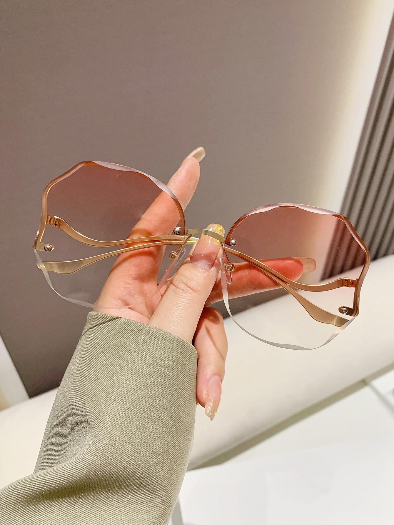 1 pair Rimless Fashion Sunglasses