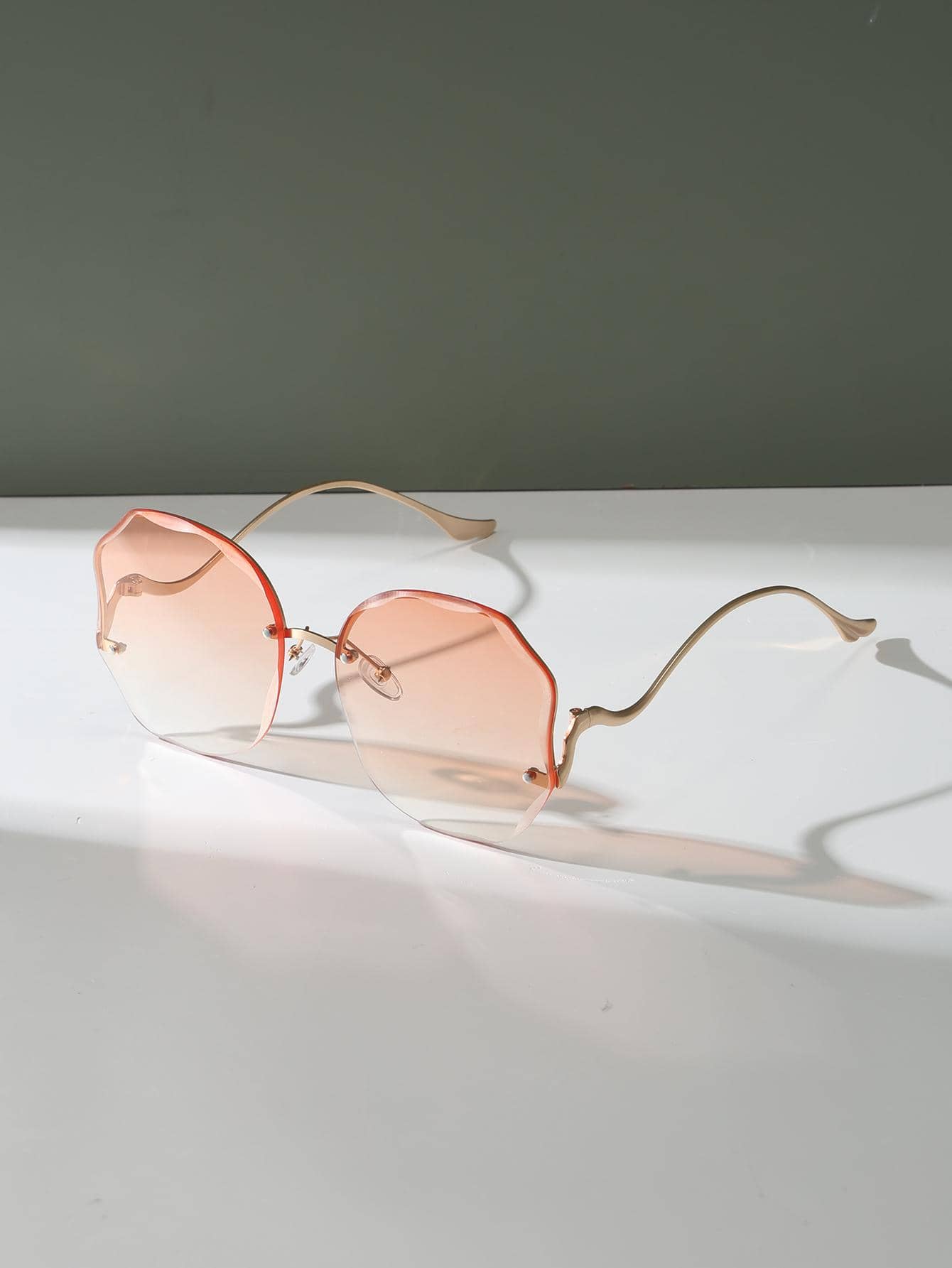 1 pair Rimless Fashion Sunglasses