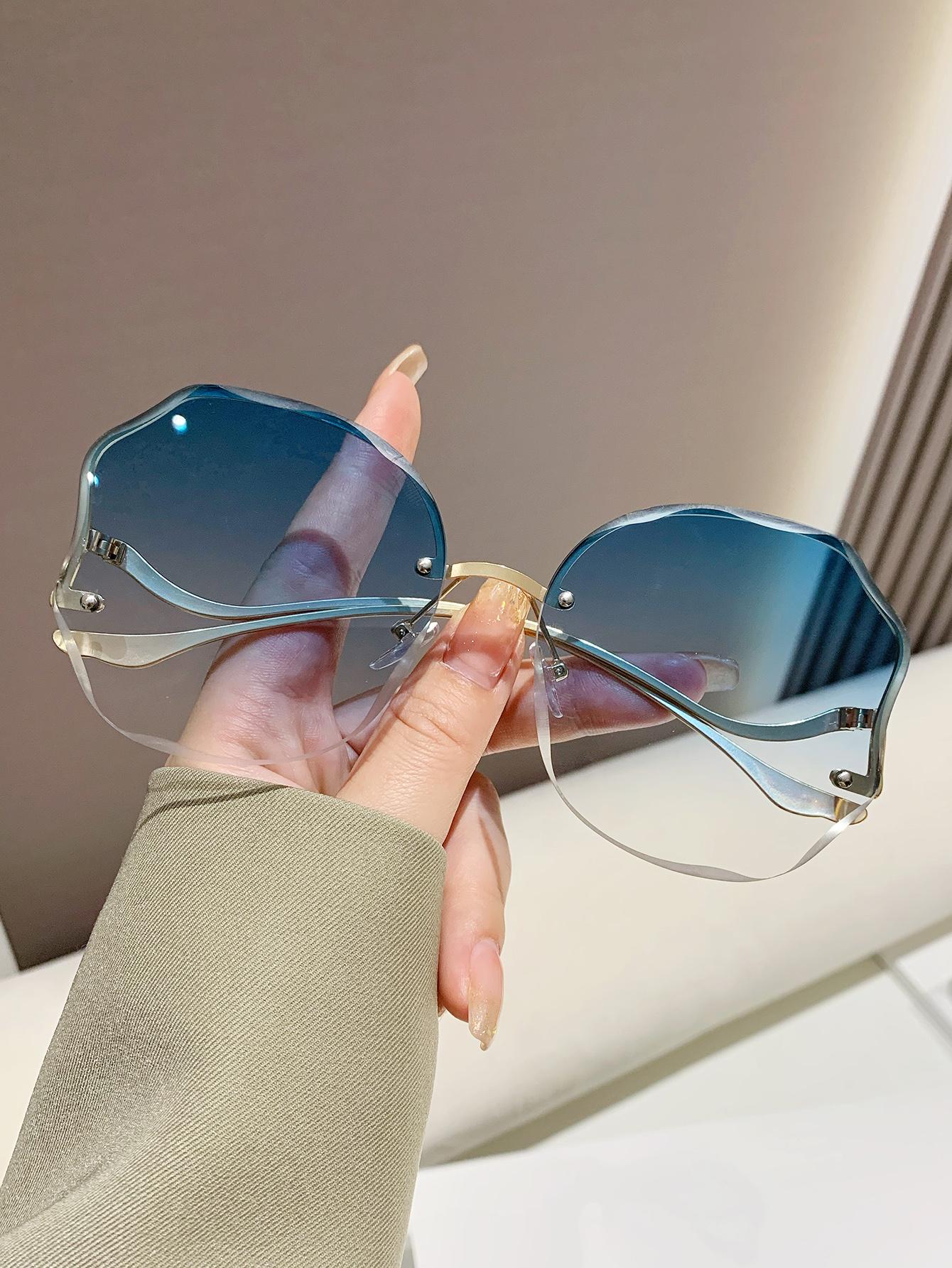 1 pair Rimless Fashion Sunglasses