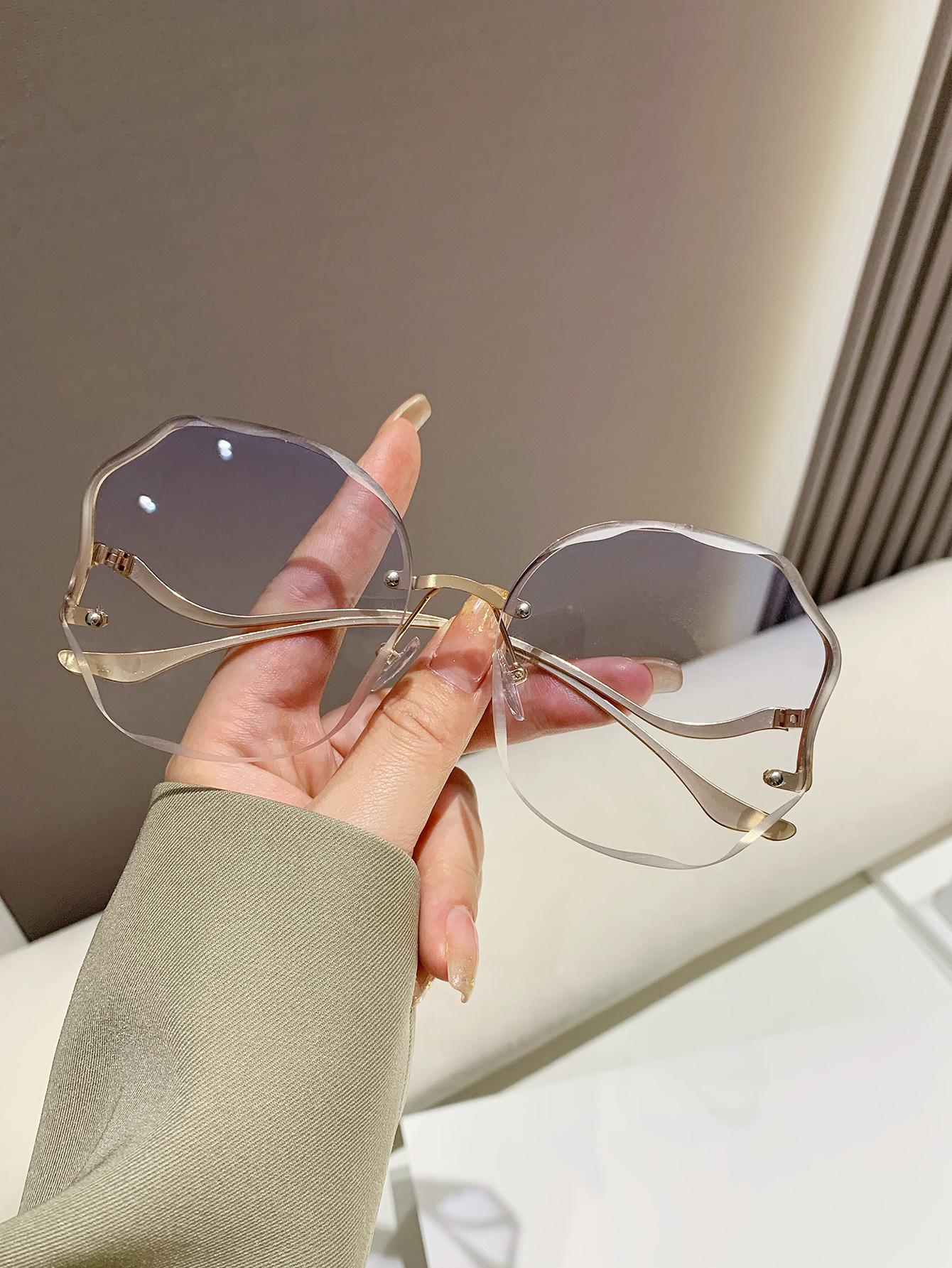 1 pair Rimless Fashion Sunglasses
