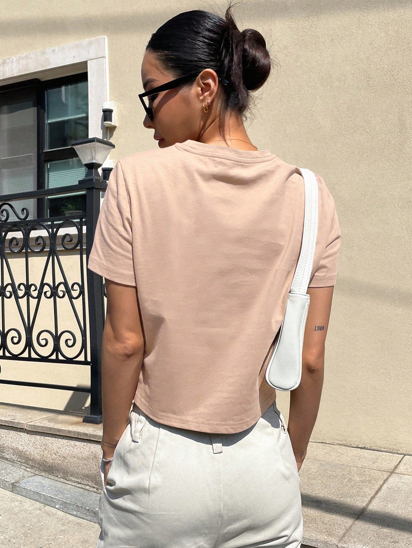 Letter Embossed Tee