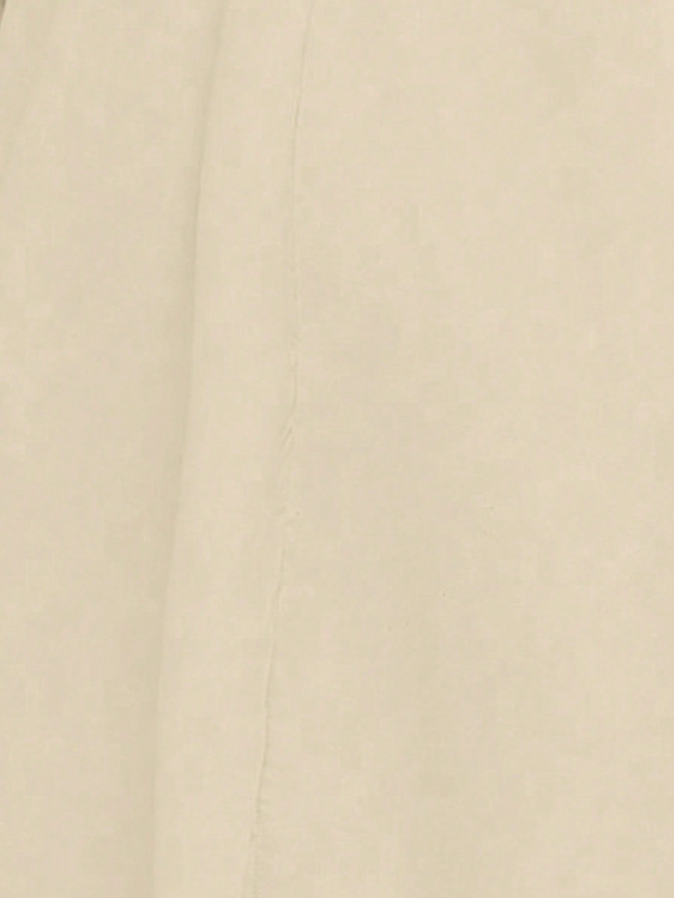 Plus Double Breasted Drawstring Waist Trench Coat