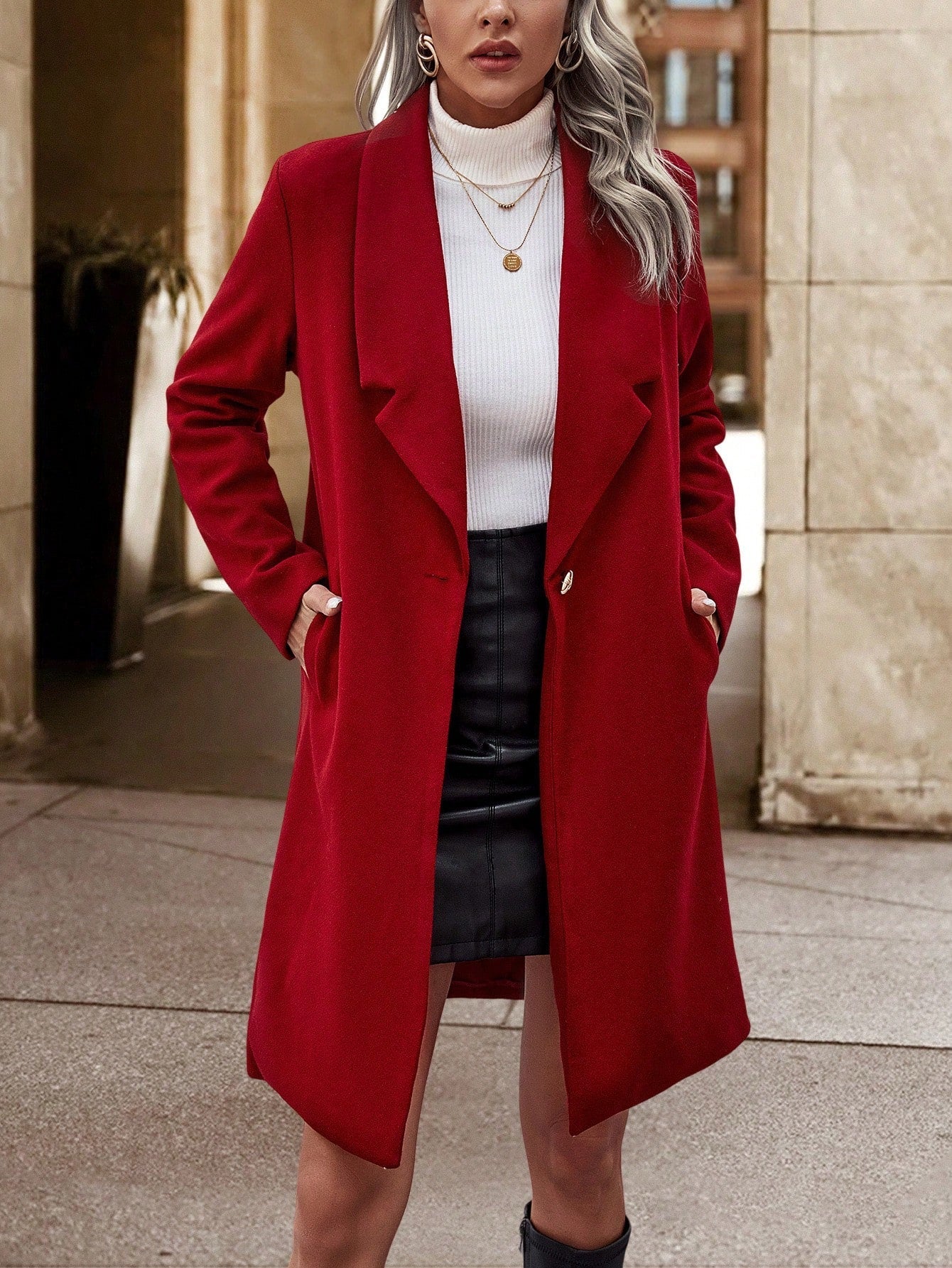 Single Button Overcoat