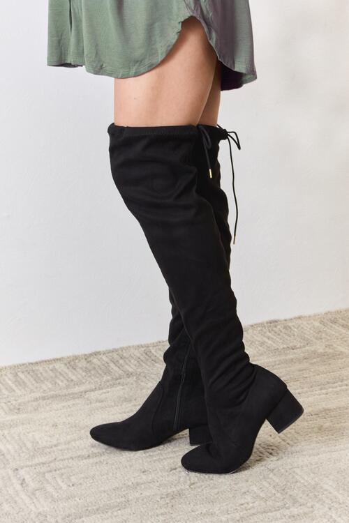 Over The Knee Black Boots
