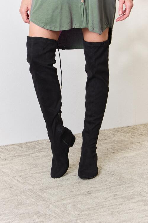 Over The Knee Black Boots