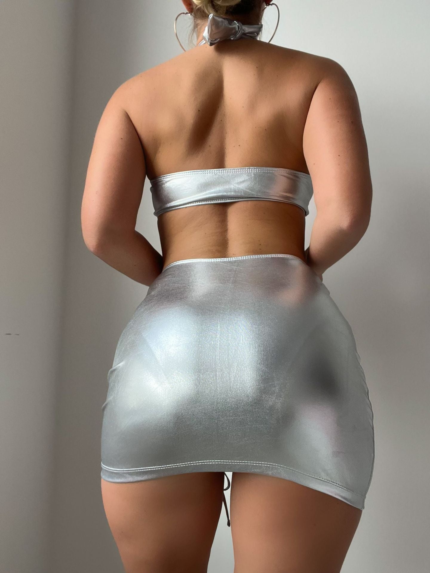 Solid Color Sexy Bikini Three Piece