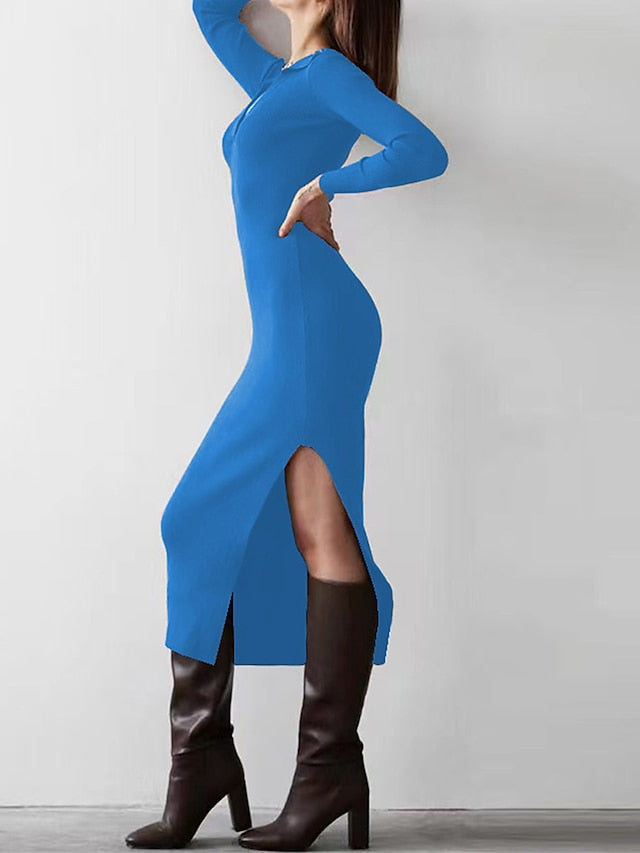 Fashion Streetwear Sweater Dress