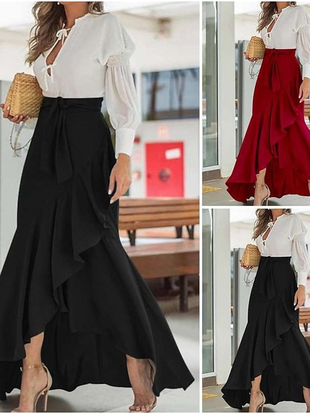 Women's Ruffle Mermaid Skirts