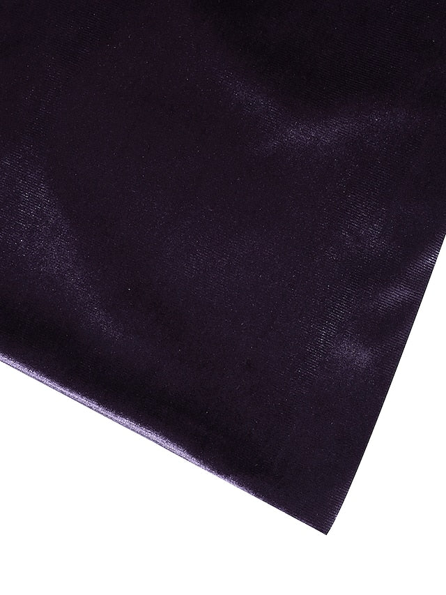 Elegant Sexy Velvet Backless Lace Spaghetti Strap Maxi Dress