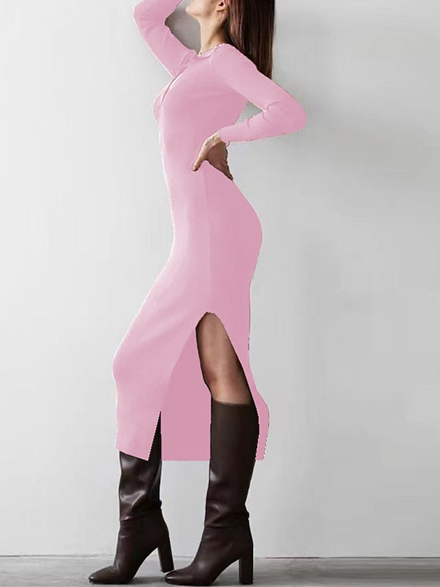 Fashion Streetwear Sweater Dress