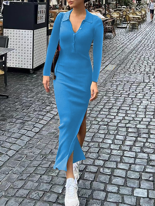 Fashion Streetwear Sweater Dress