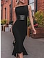 Women‘s Black Sleeveless Cocktail Dress