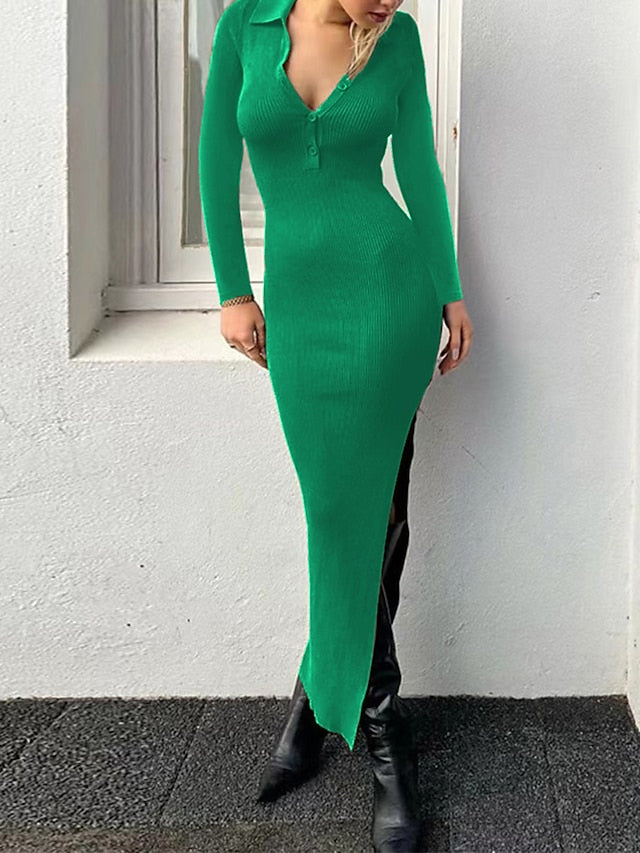 Fashion Streetwear Sweater Dress