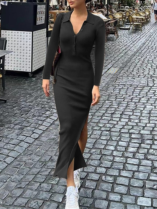 Fashion Streetwear Sweater Dress