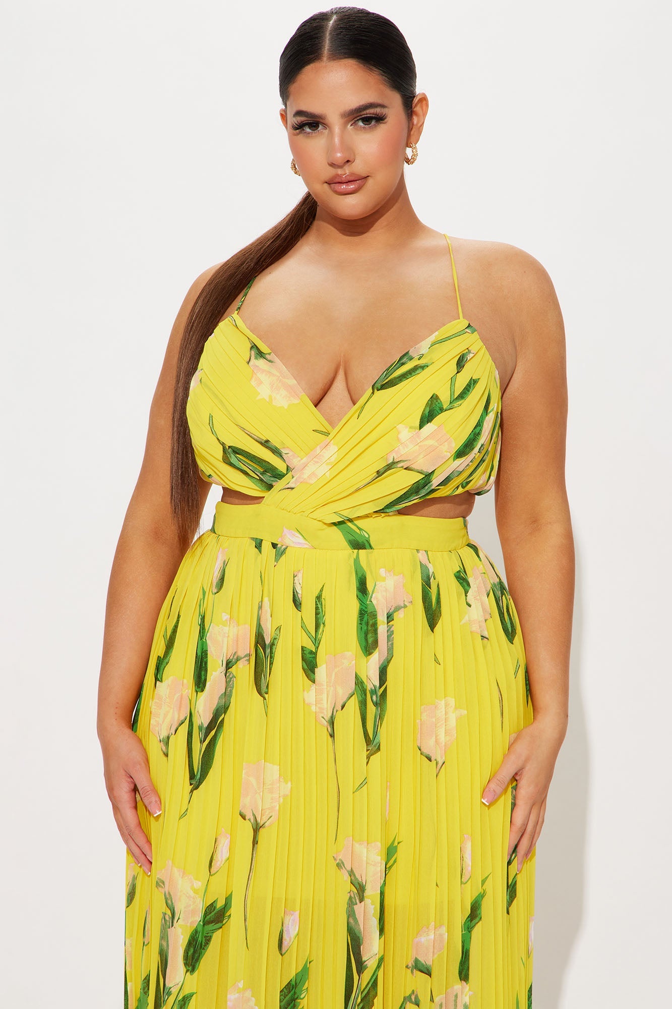 Florentine Floral Maxi Dress - Yellow/combo