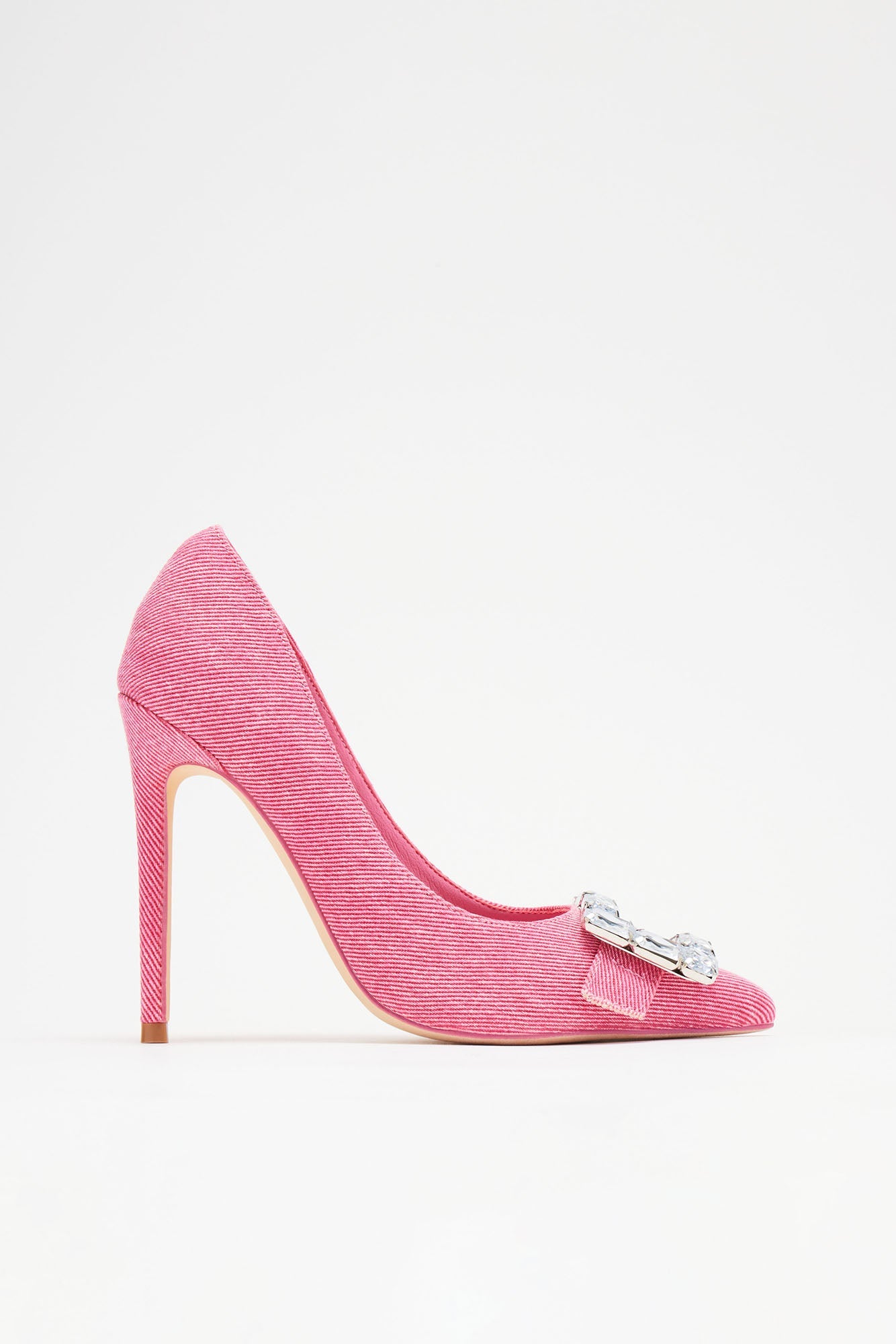 Pretty Chic Embellished Pumps - Pink