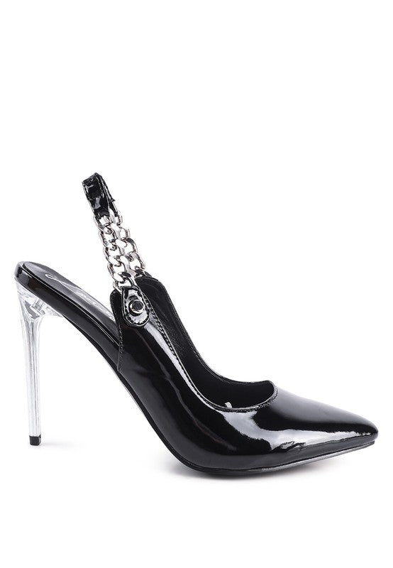 COVETED HIGH HEELED SLING BACK Plumps