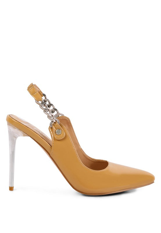 COVETED HIGH HEELED SLING BACK Plumps