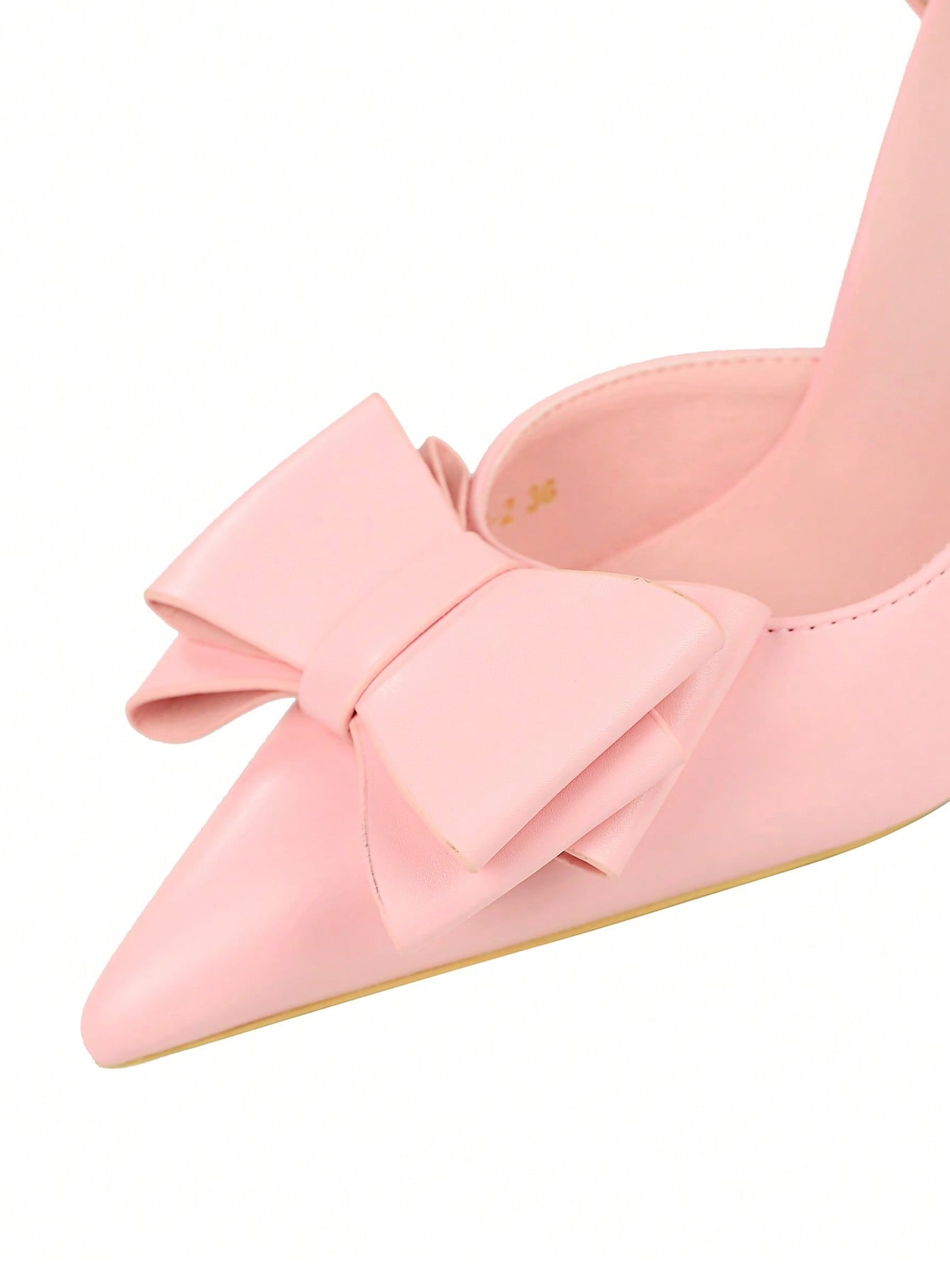 Women Bow Detail Stiletto Heeled Court Pumps, Fashionable Point Toe Pumps