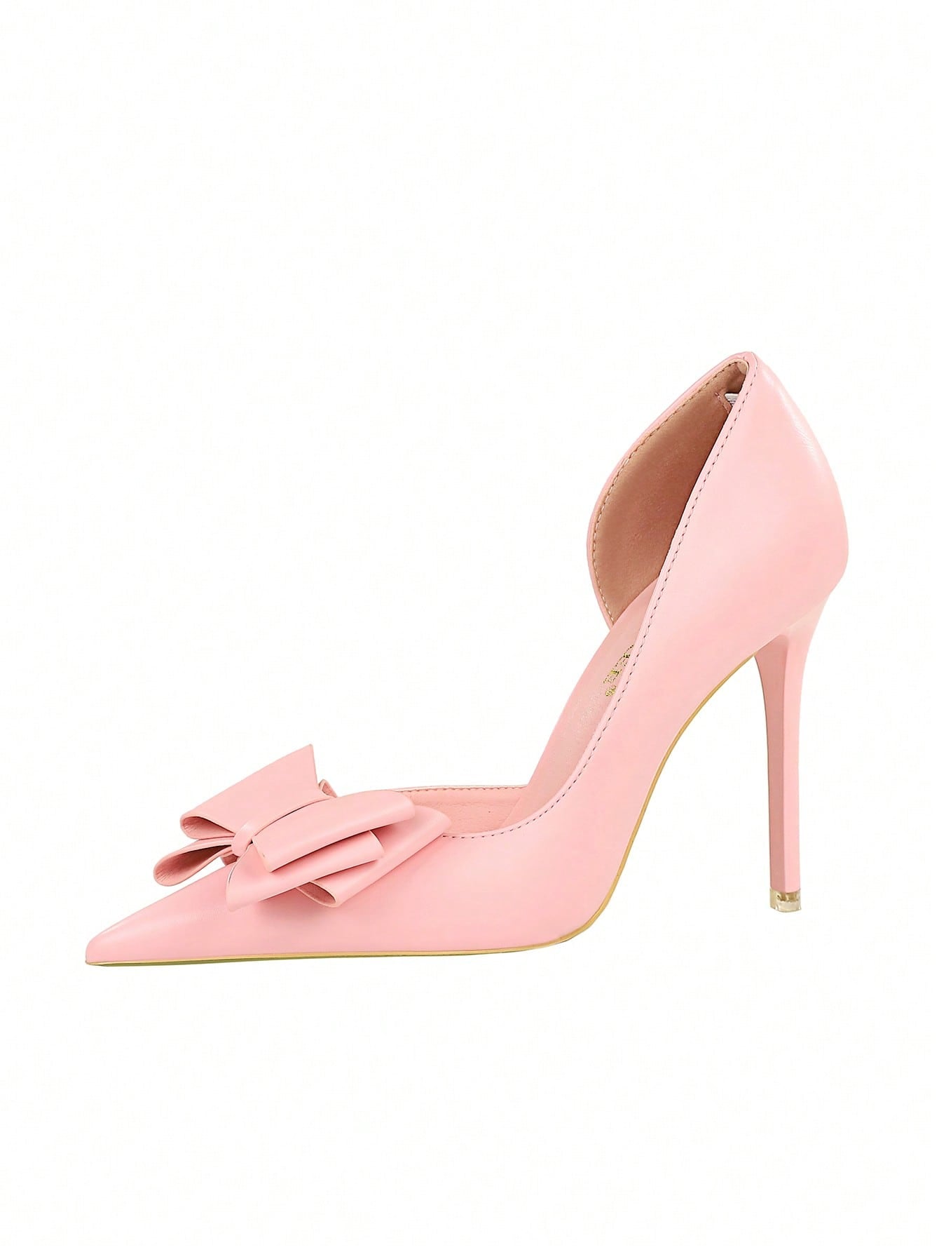 Women Bow Detail Stiletto Heeled Court Pumps, Fashionable Point Toe Pumps