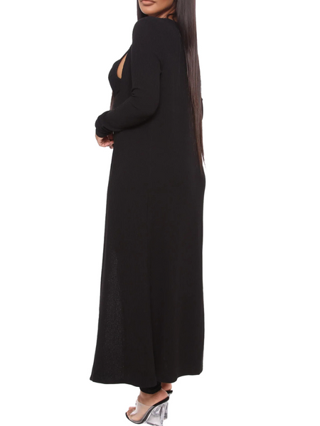 Jumpsuit with Long Sleeve Duster