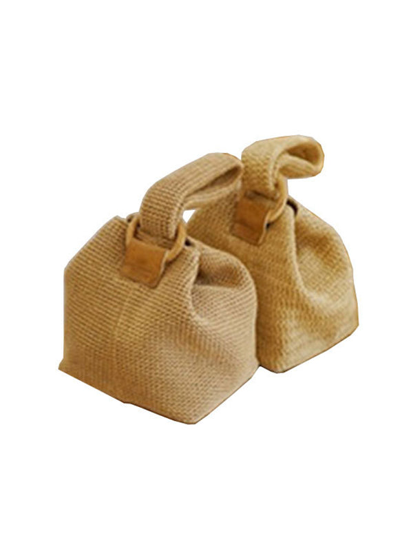 Casual Simple Weave Handbag