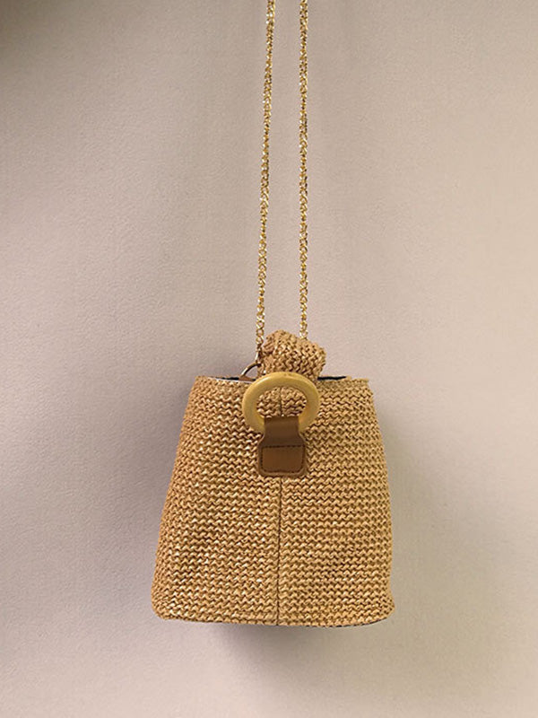 Casual Simple Weave Handbag