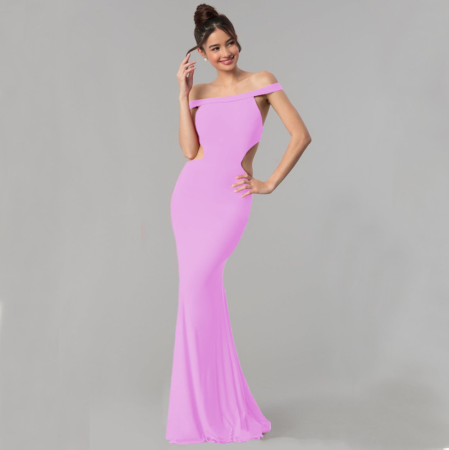 Women Maxi Dress off Shoulder Evening Dress