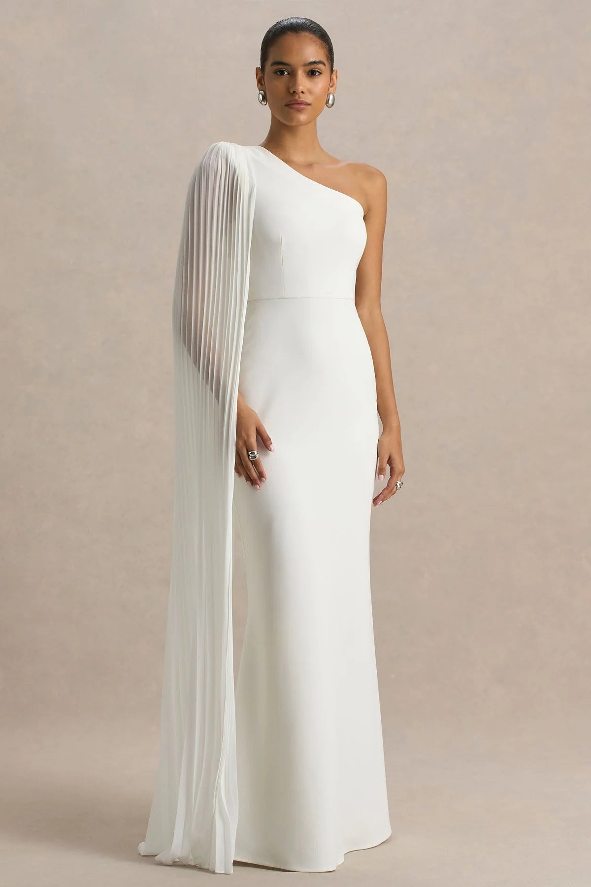 Spring Summer Shoulder Pleated Maxi Dress Holiday Party Women Dress