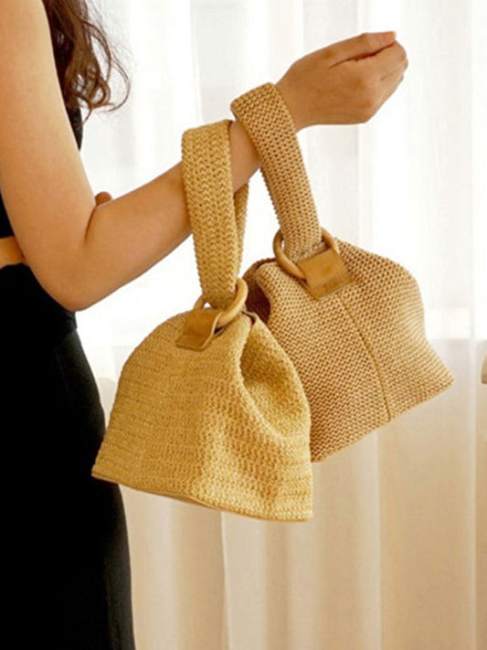 Casual Simple Weave Handbag