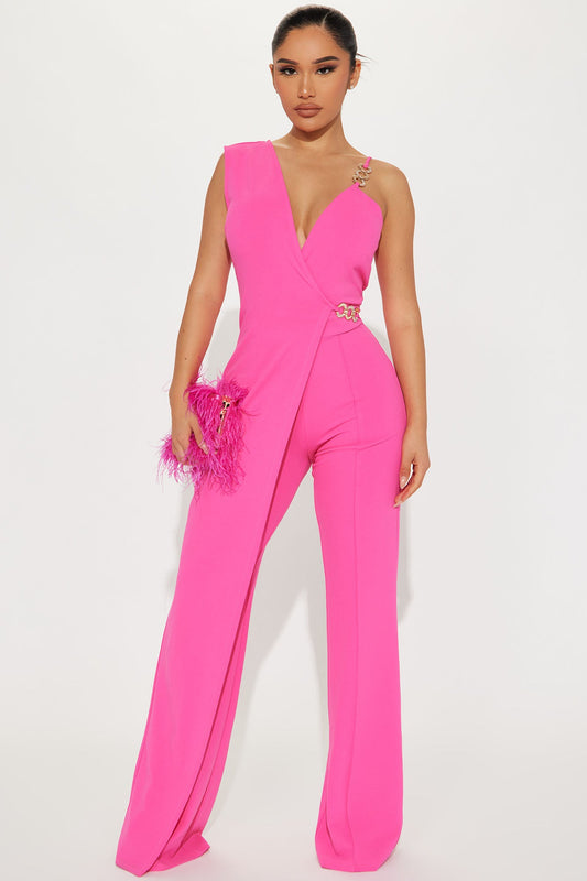 Zelie Jumpsuit - Hot Pink