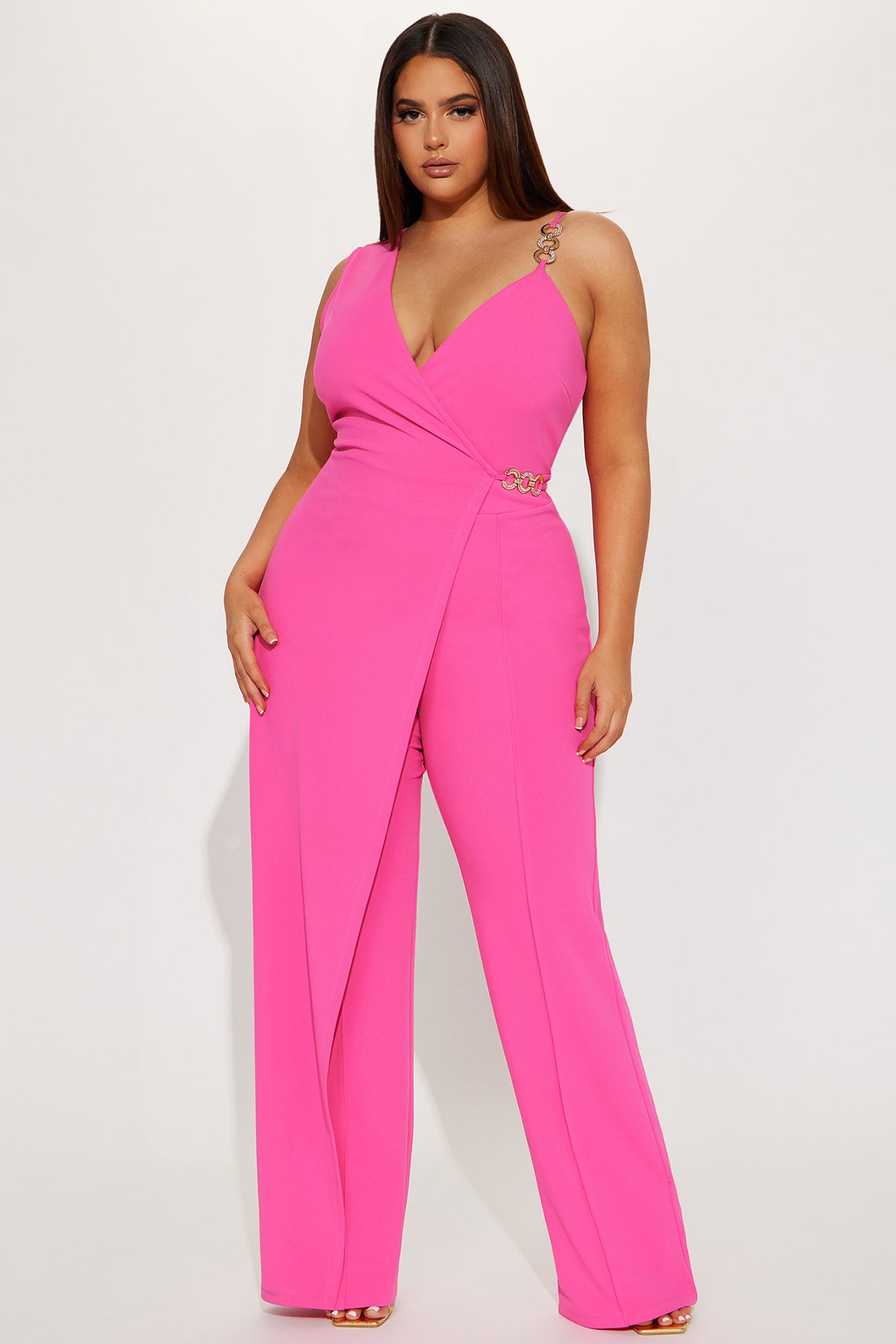 Zelie Jumpsuit - Hot Pink