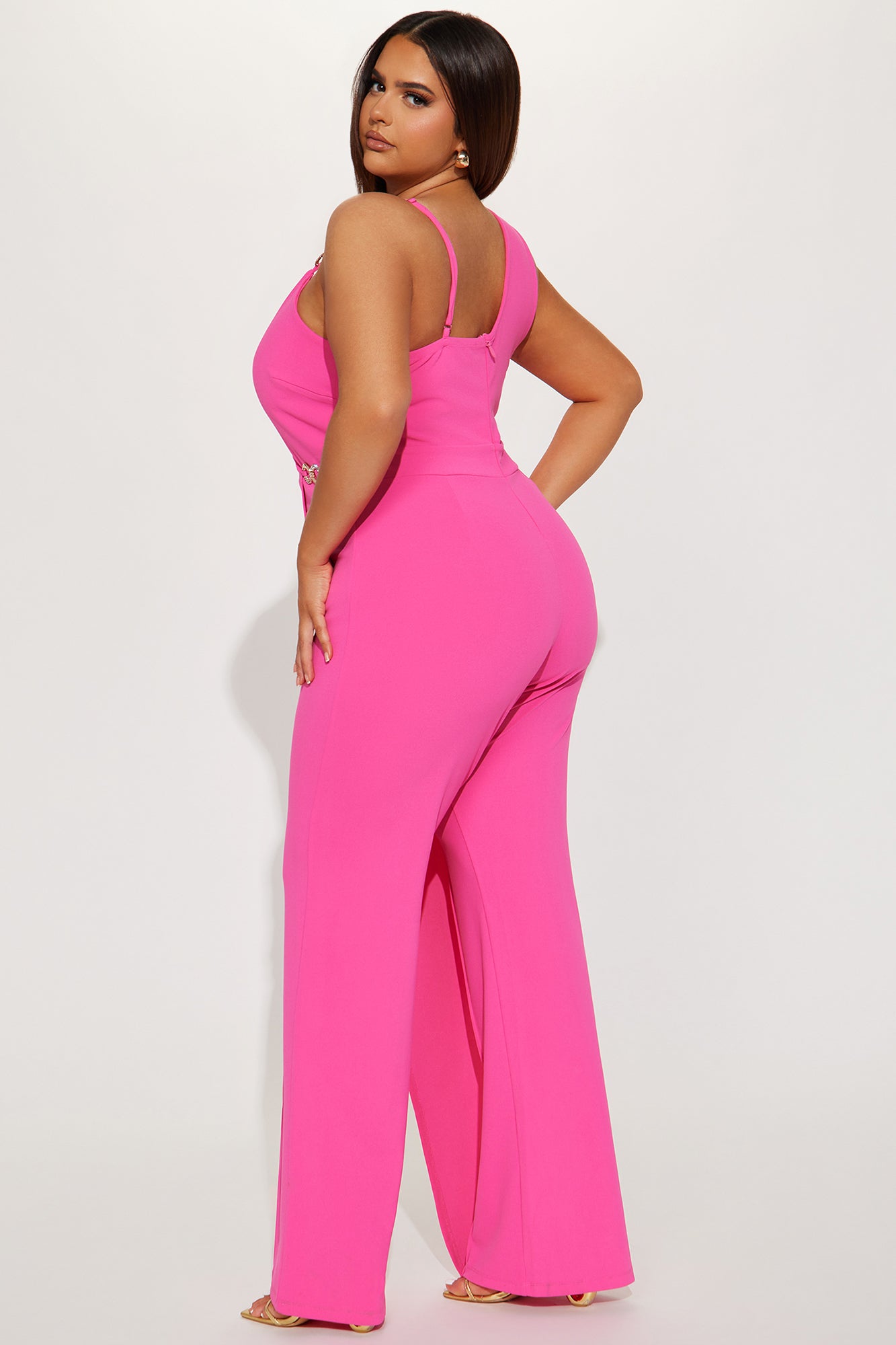 Zelie Jumpsuit - Hot Pink