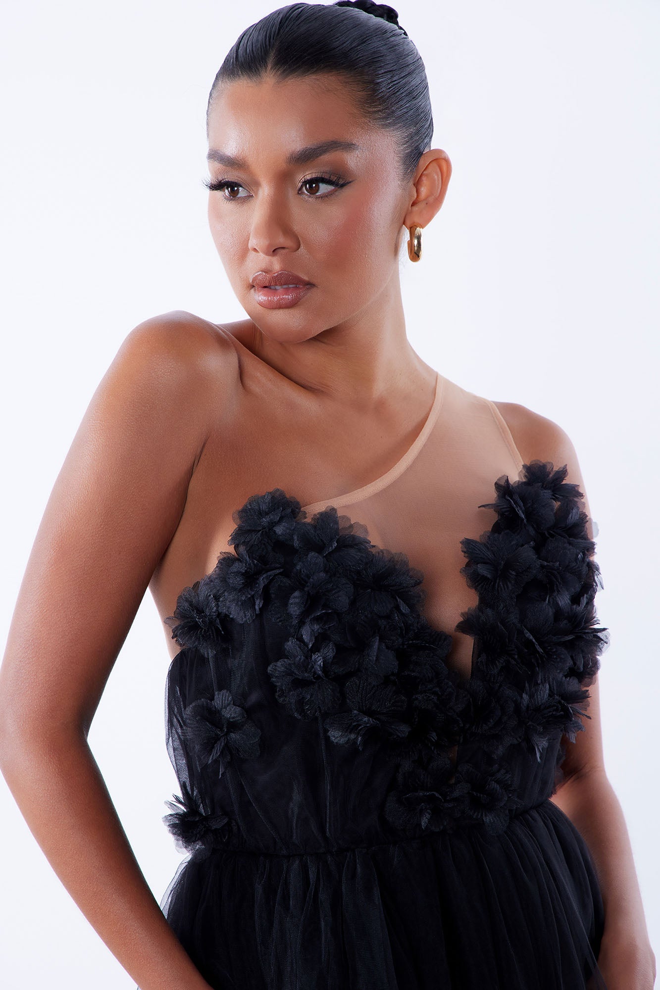 Dahlia Tulle Gown - Black