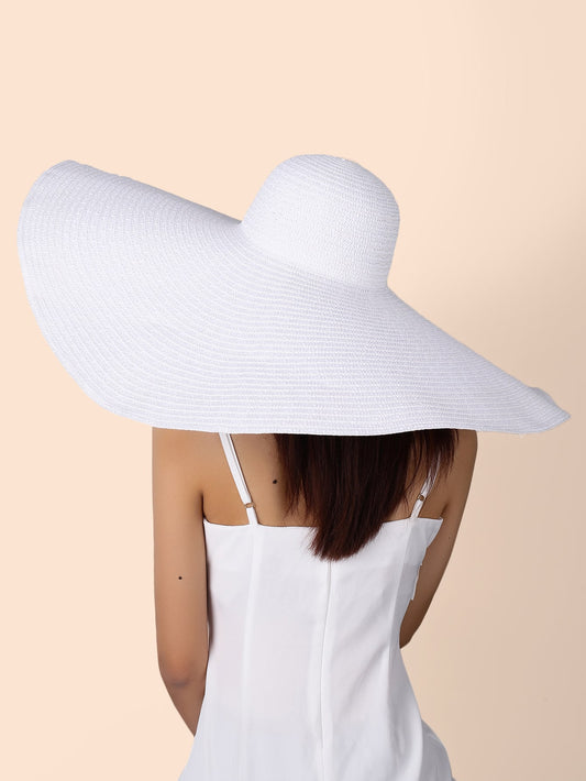 Glamorous Wide Brim Foldable Vacation Sun Hat