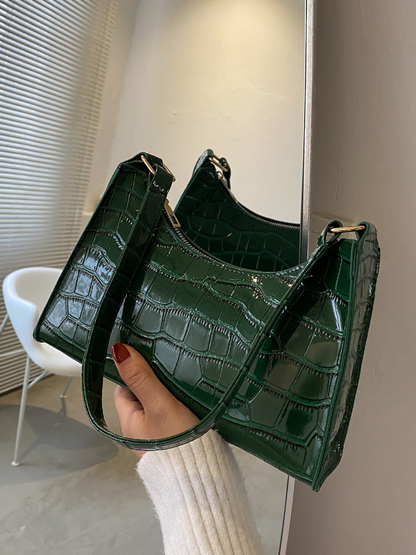 Exquisite Crocodile Women Handbag